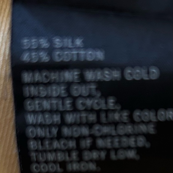 Handsome Nautica Easy Care Silk Blend shirt-large - Picture 6 of 8